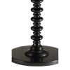 Astonishing Side Table With Round Top, Black