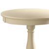 Astonishing Side Table With Round Top, White