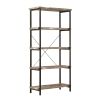 Rustically designed Bookcase With 4 Open Shelves