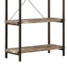 Rustically designed Bookcase With 4 Open Shelves