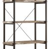 Rustically designed Bookcase With 4 Open Shelves