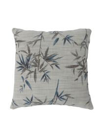 Contemporary Style Set of 2 Throw Pillows, Blue (Material: Polyester, Color: Blue)