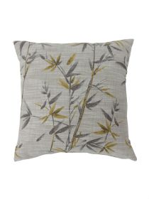 Contemporary Style Set of 2 Throw Pillows, Yellow (Material: Polyester, Color: Yellow)