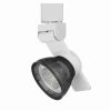 12W Integrated LED Metal Track Fixture with Mesh Head, Black and White