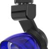 12W Integrated LED Track Fixture with Polycarbonate Head, Black and Blue