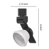 12W Integrated LED Metal Track Fixture with Cone Head, Black and White