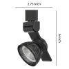 12W Integrated LED Metal Track Fixture with Mesh Head, Black