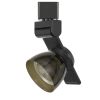 12W Integrated LED Track Fixture with Polycarbonate Head, Black